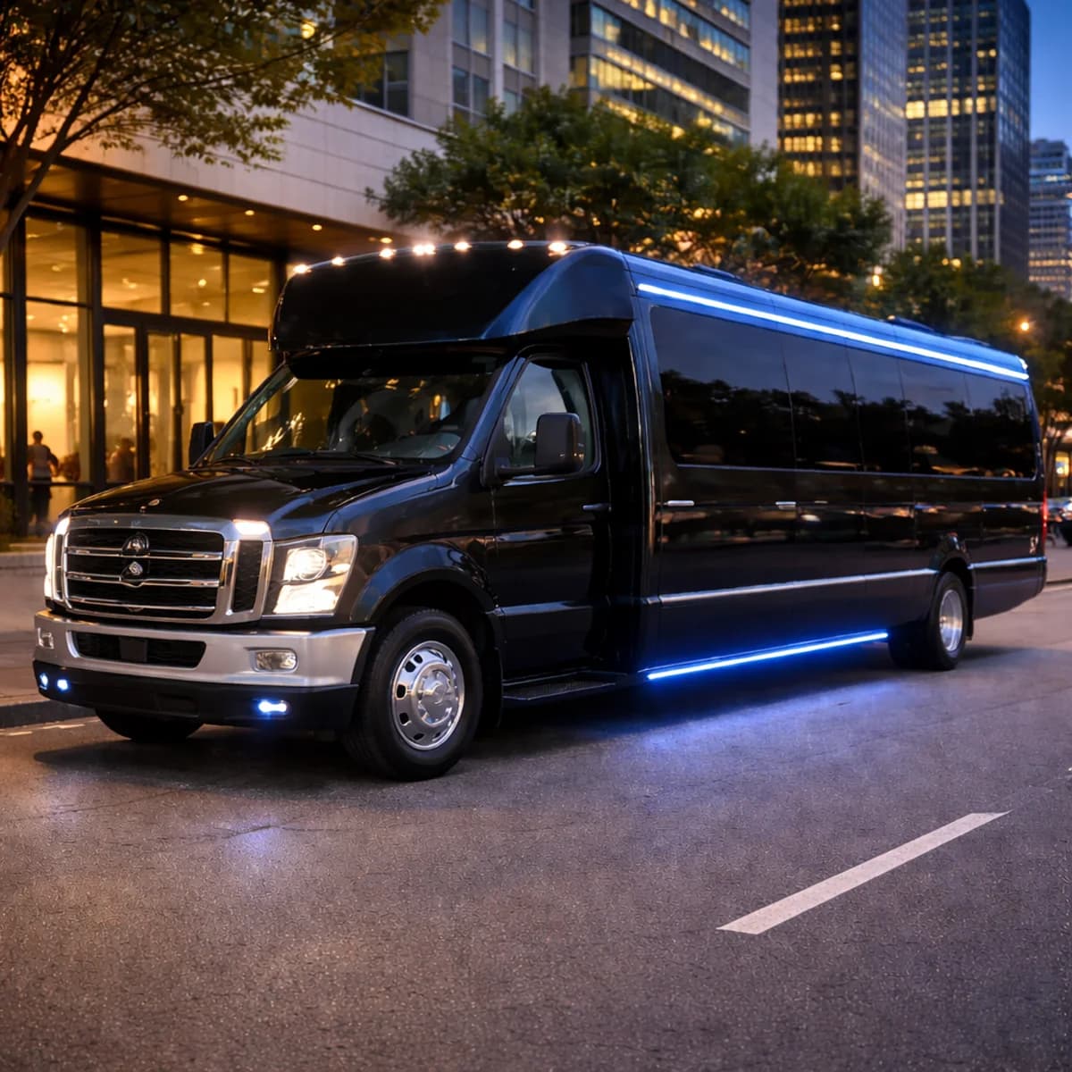 12-passenger executive sprinter exterior