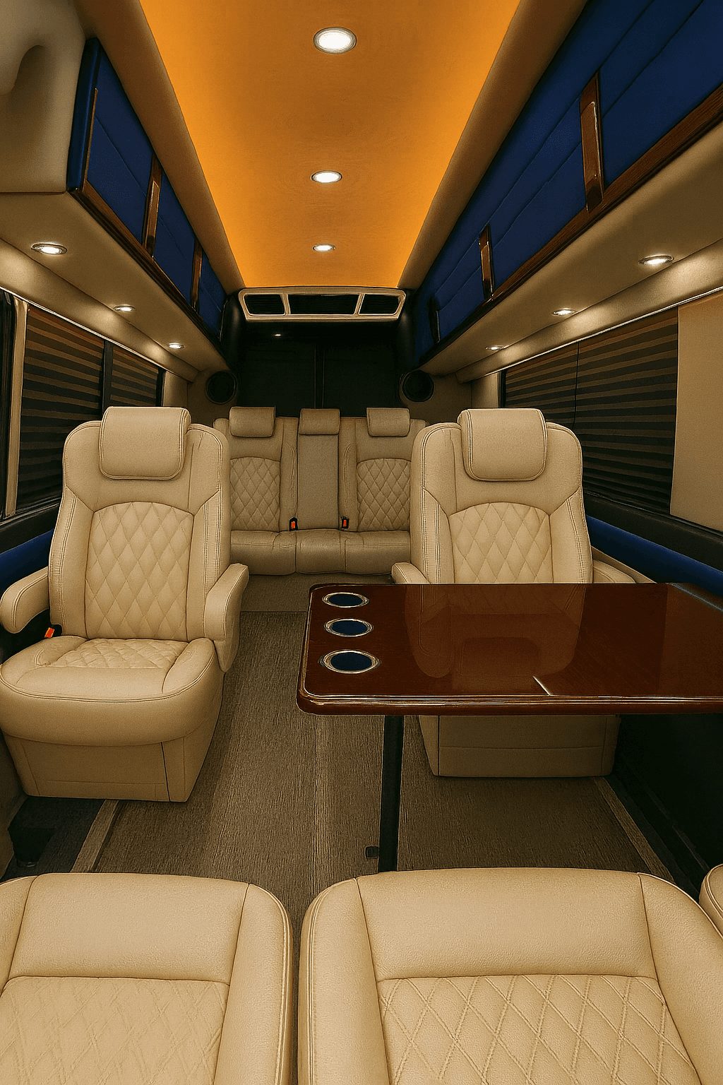 12 Passenger Executive Sprinter interior view