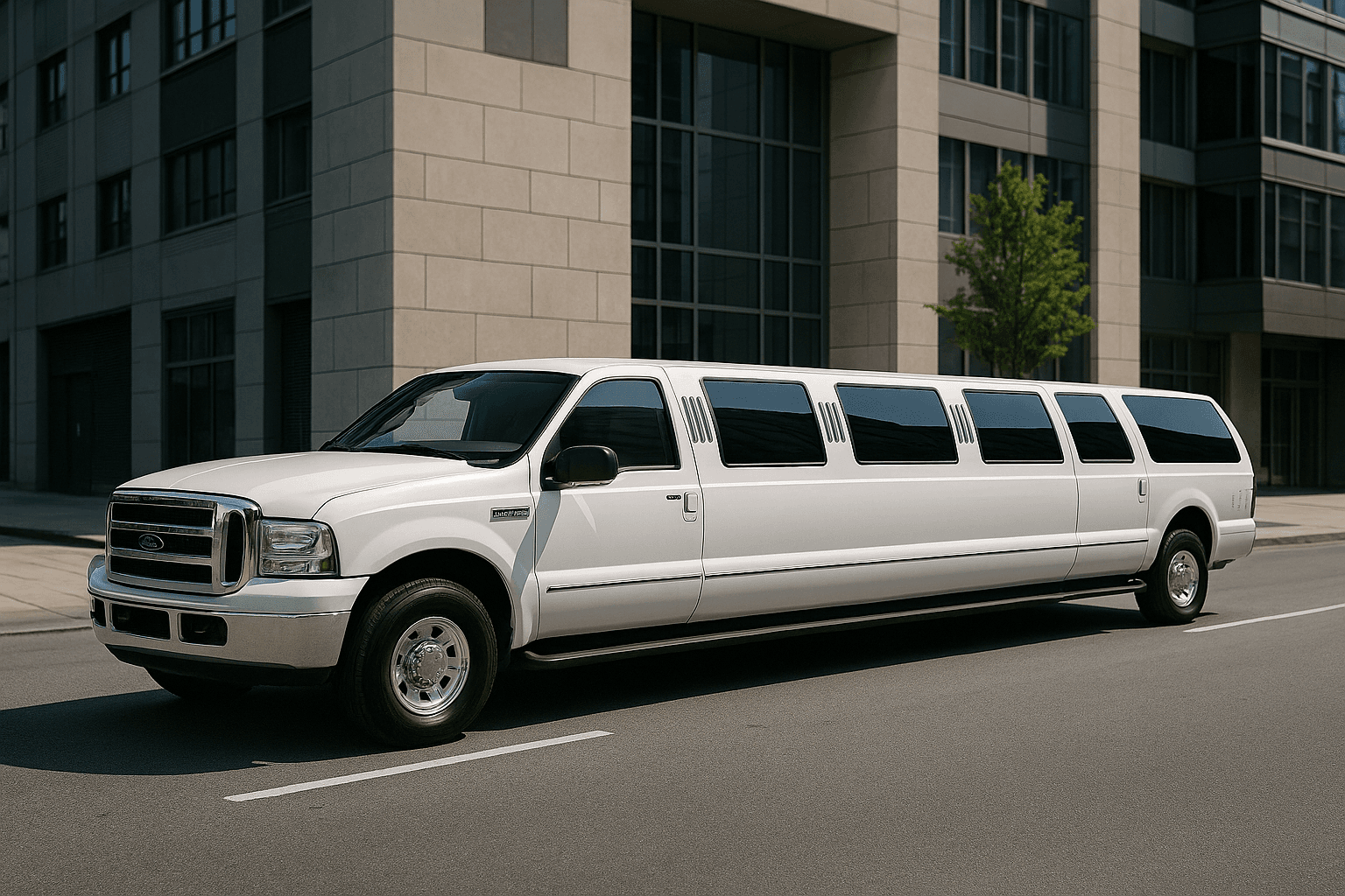16 Passenger Limo β exterior