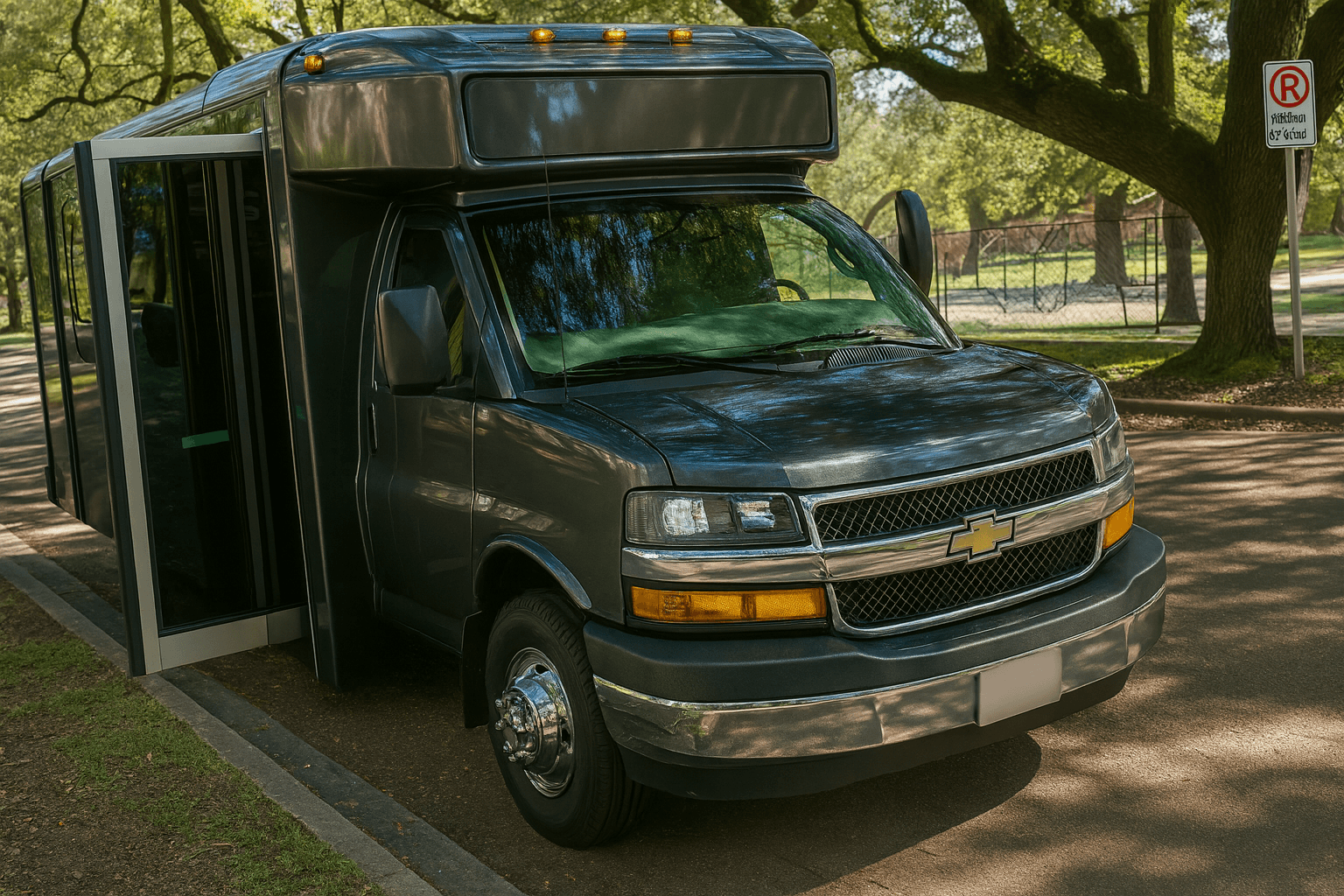 16 Passenger Party Bus β exterior