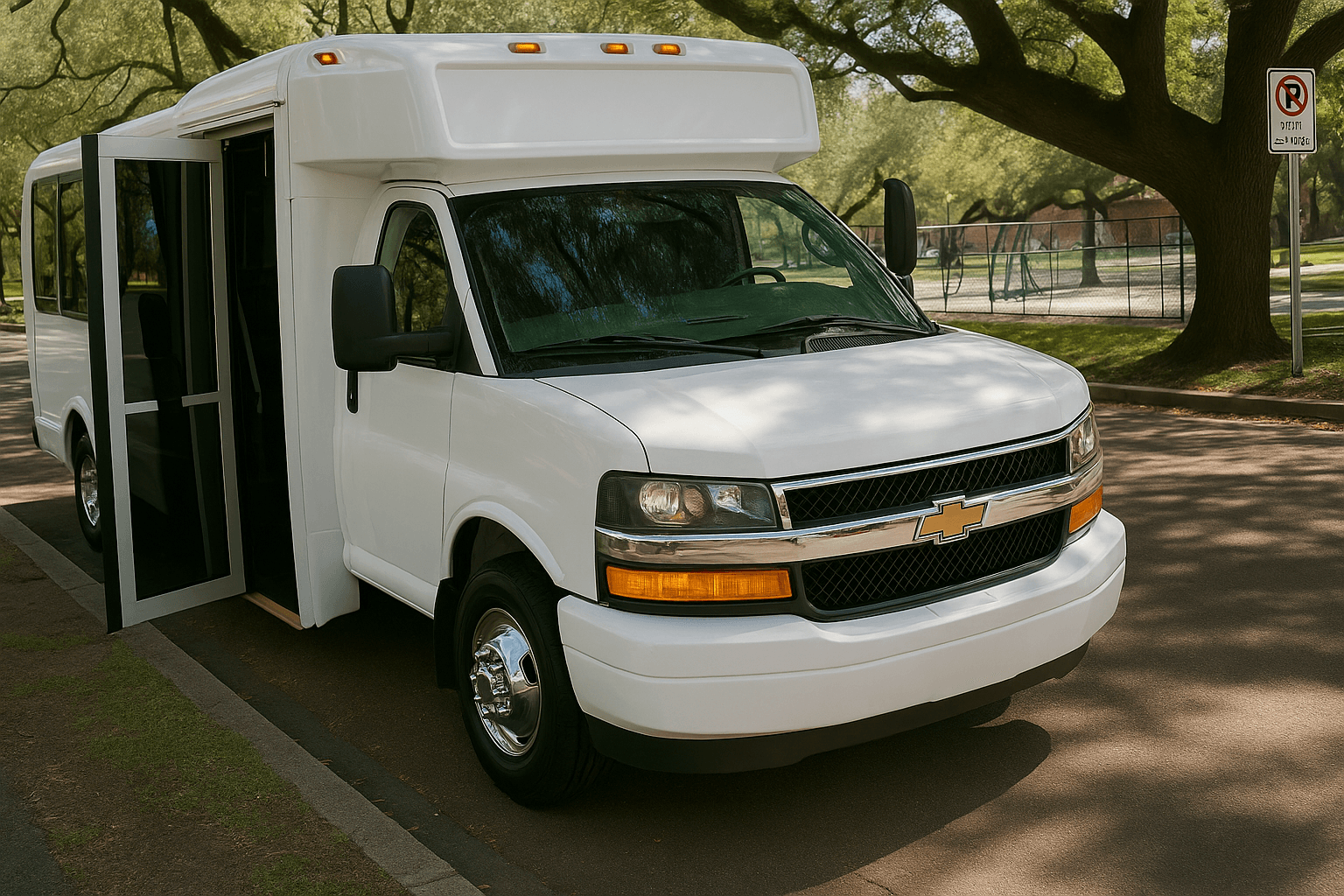 18 Passenger Party Bus β exterior