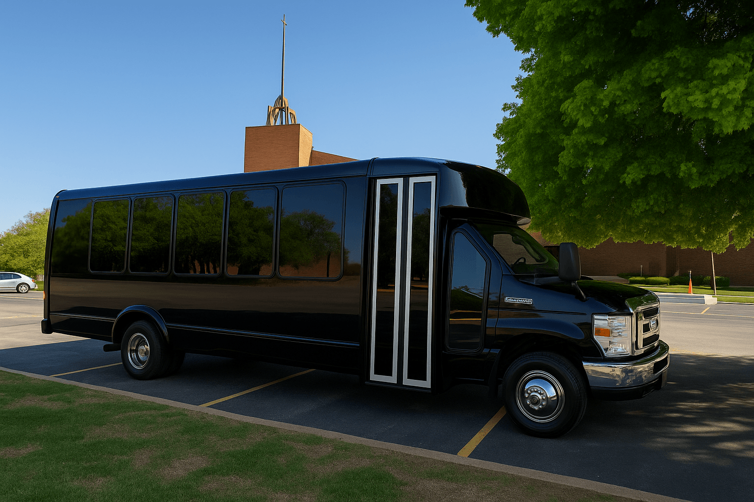22 Passenger Party Bus β exterior