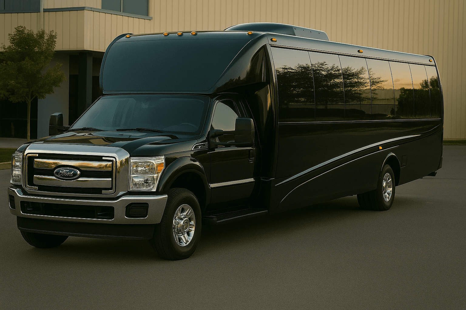 24 Passenger Coach Bus β exterior