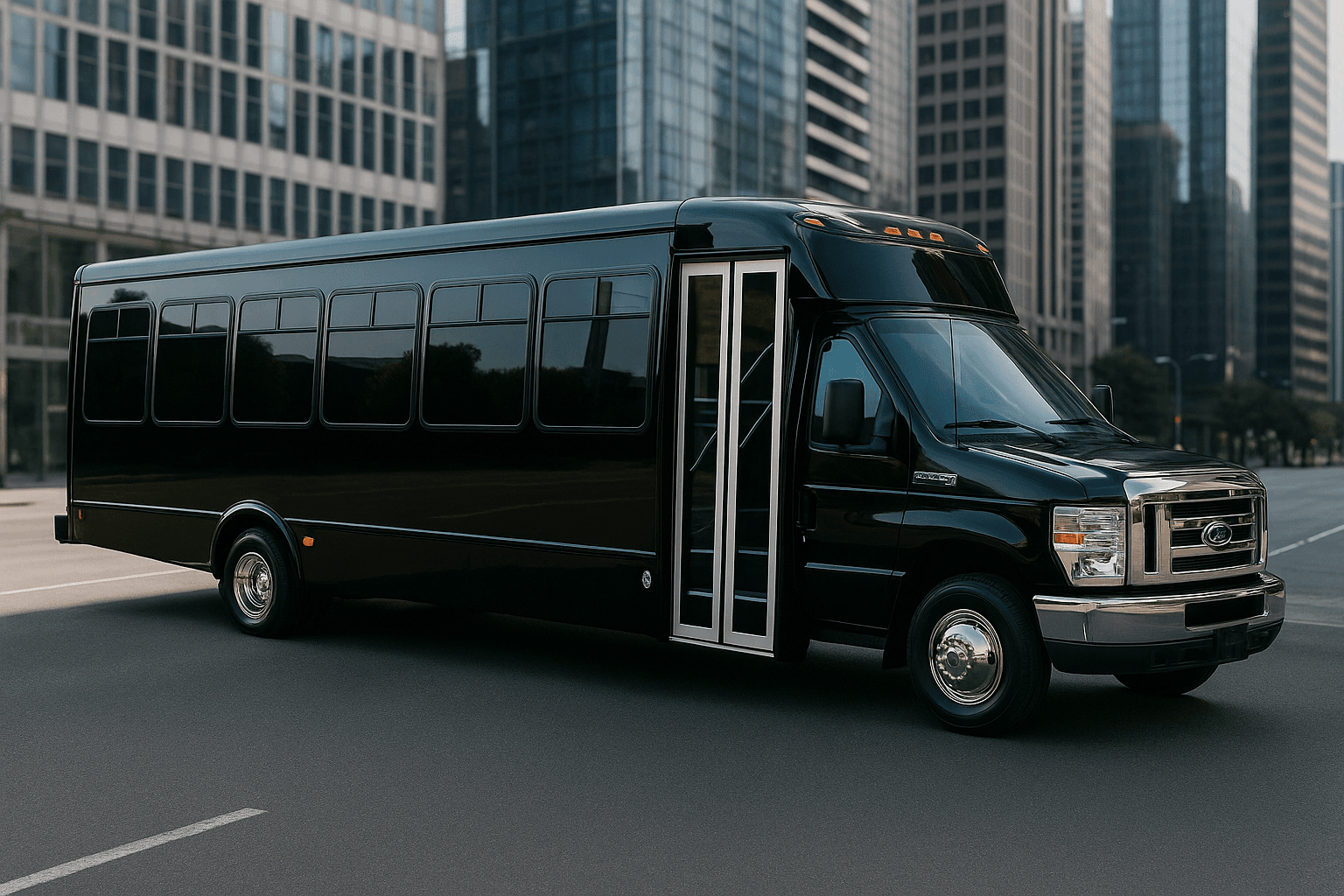 30 Passenger Coach Bus β exterior