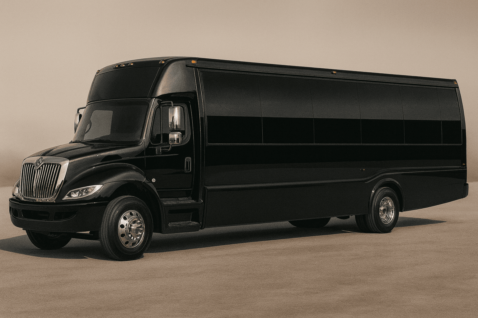 30 Passenger Party Bus β exterior
