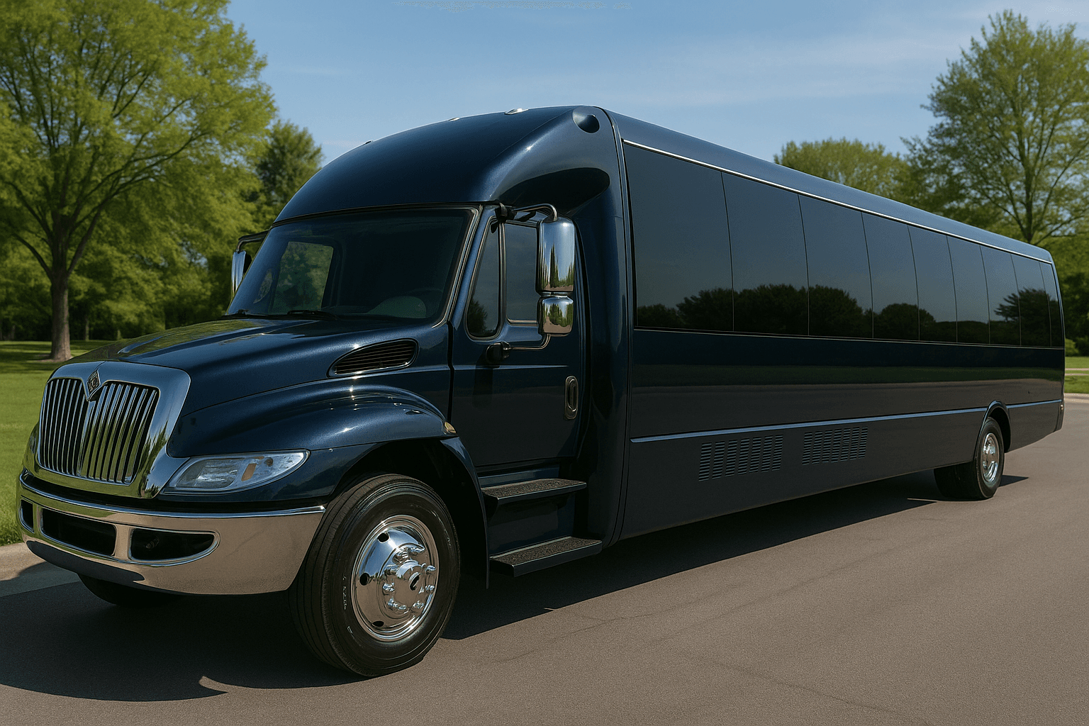 34 Passenger Party Bus β exterior