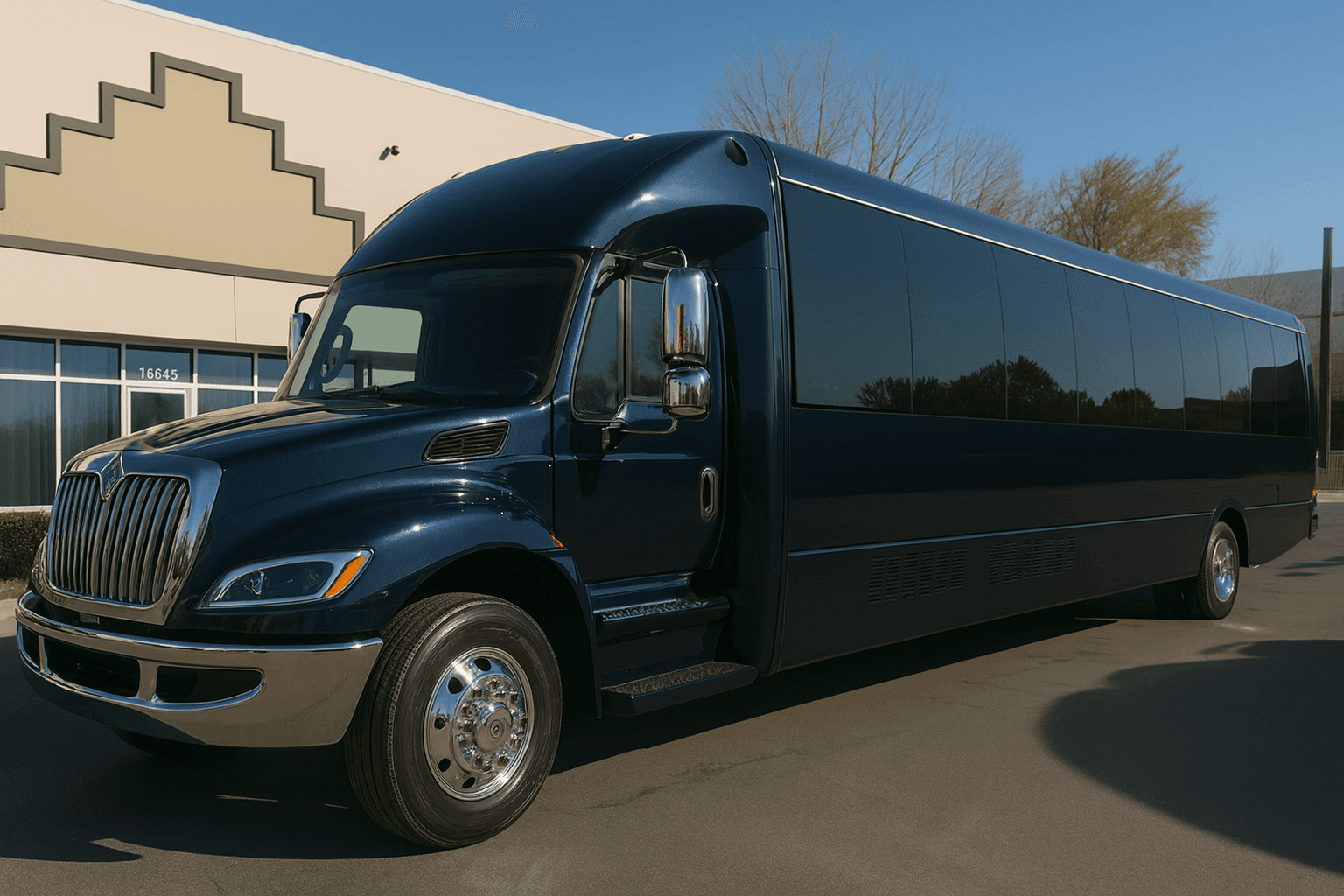 38 Passenger Party Bus β exterior