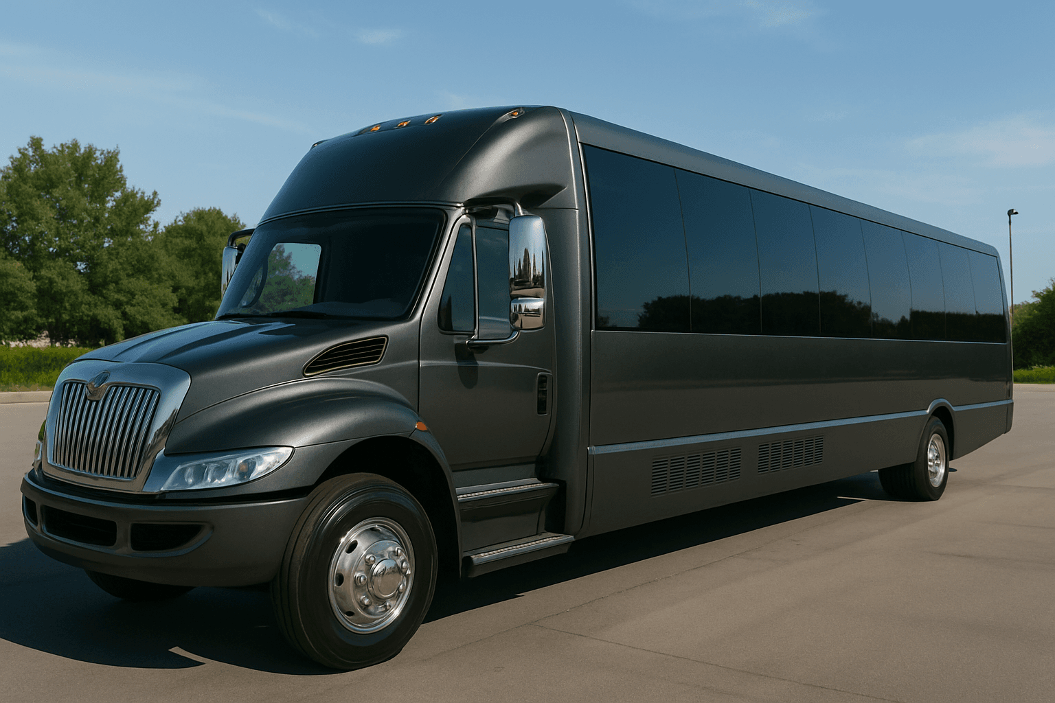 40 Passenger Party Bus β exterior