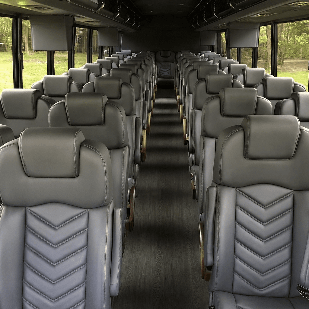 42 Passenger Coach Bus interior view