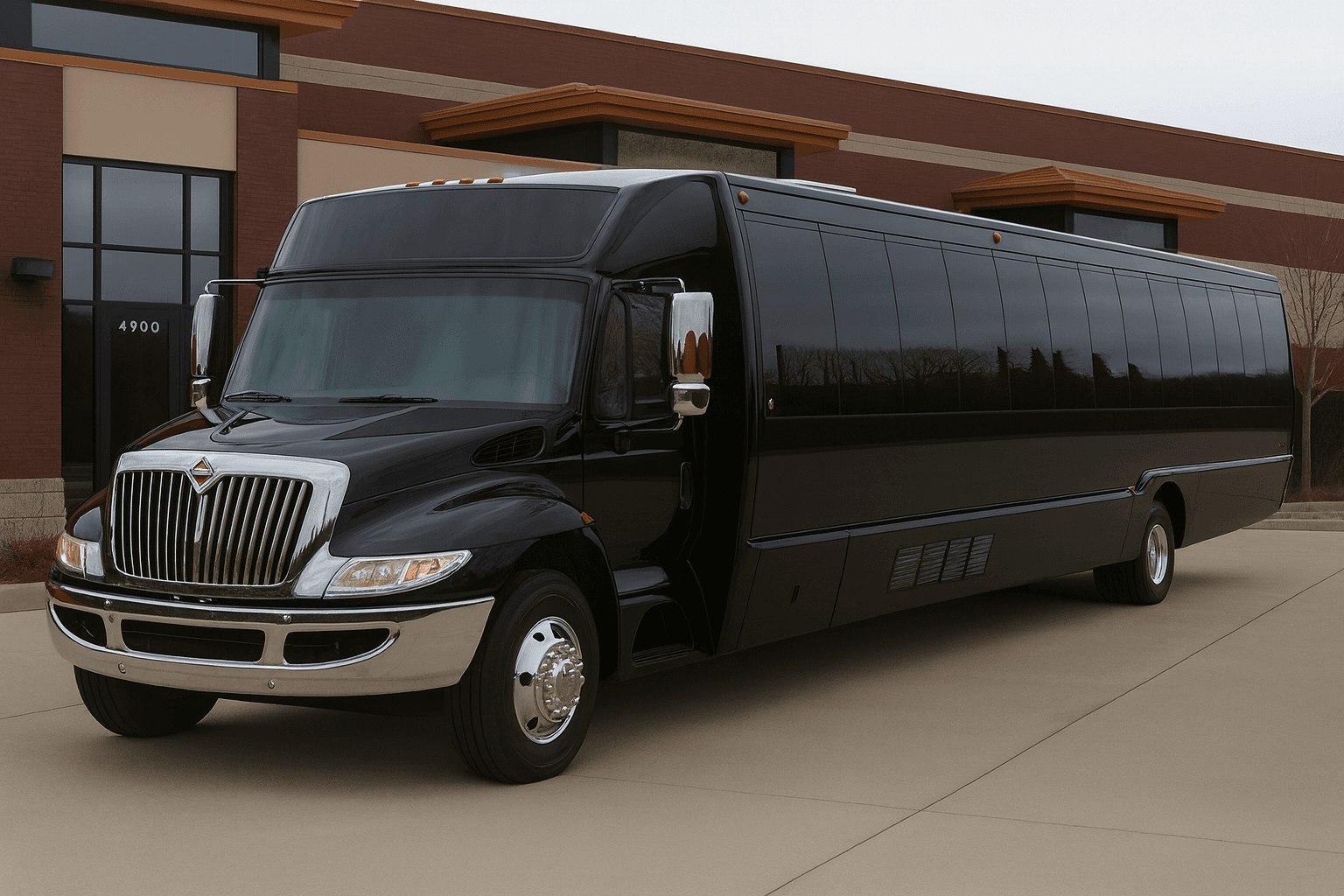 45 Passenger Party Bus β exterior