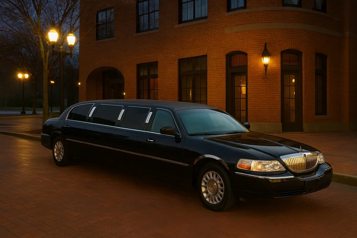 8-passenger limo exterior